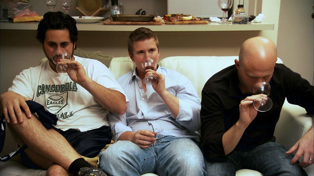 Brian McClintic, Ian Cauble and Dustin Wilson in the first "Somm" documentary (2012).  The success of the “Somm” documentary series, which just released its third film, has only added to the MS exam’s aura.