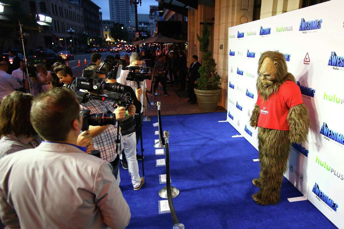 “Bigfoot” arrives at "The Awesomes" VIP After-Party sponsored by Hulu and Xbox in San Diego.