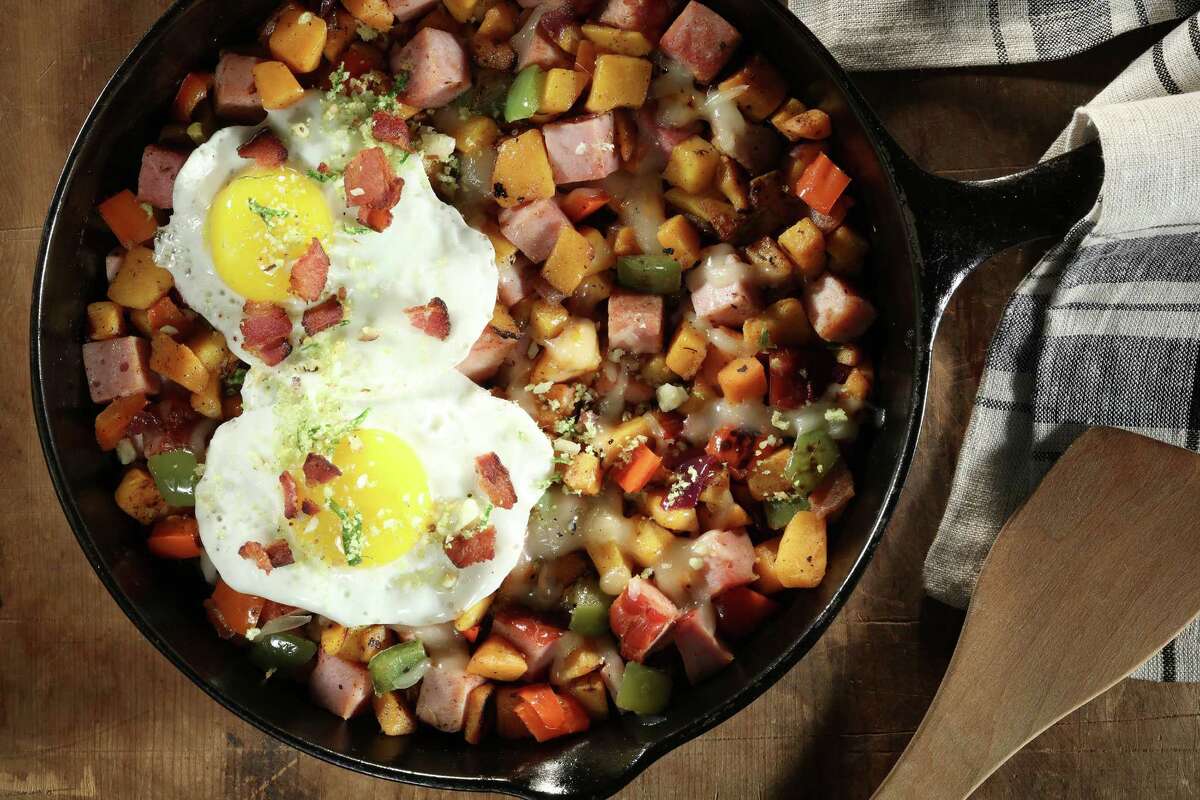 Bacon and butternut squash hash isn't just for the morning. (Michael Tercha/Chicago Tribune/TNS)