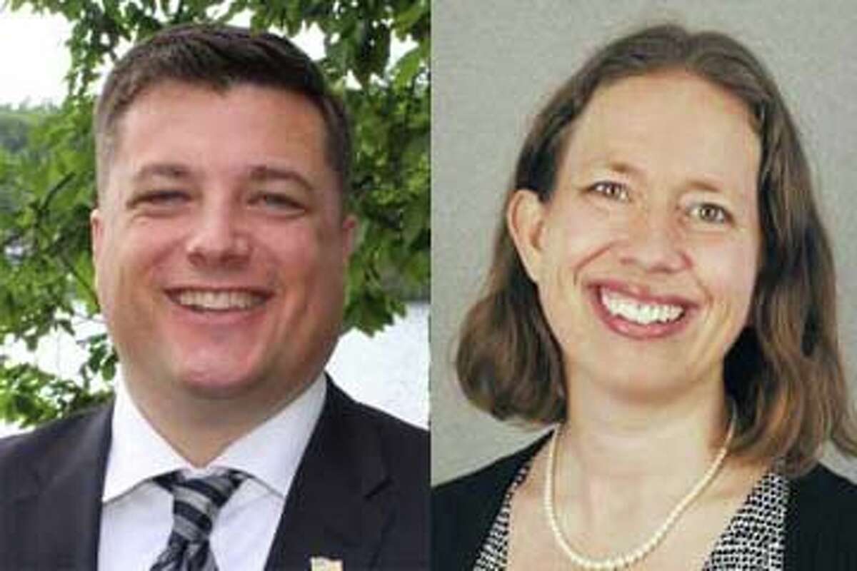 Republican incumbent Jake Ashby (left) and Democrat Tistrya Houghtling are running to represent the 107th Assembly District.