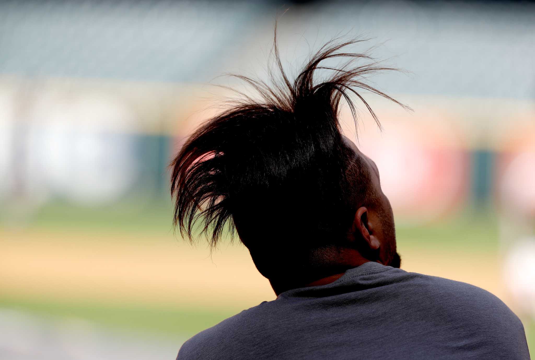 Gurriel's hair is family affair, 11/12/2017