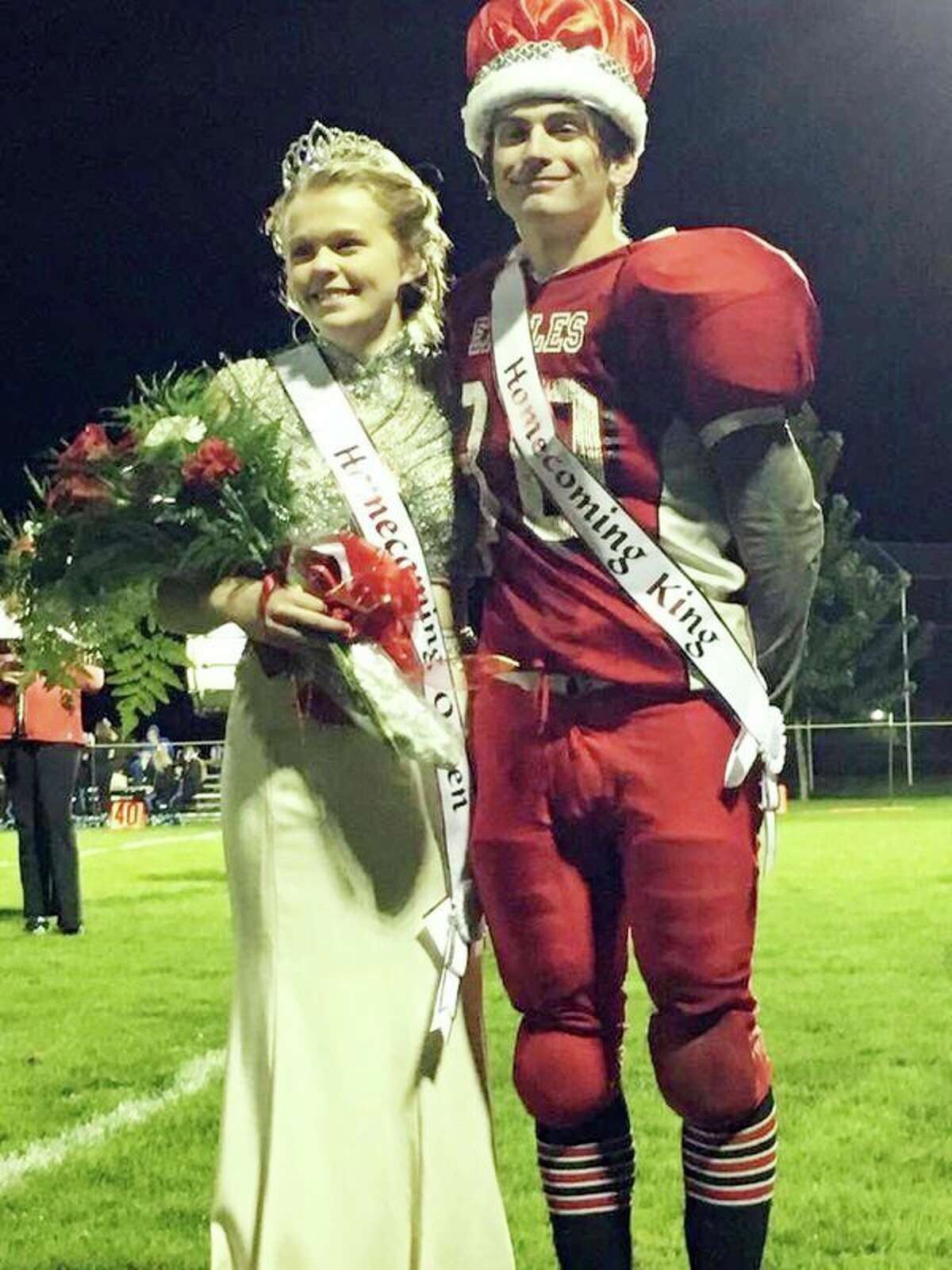 The 2018 Caseville Homecoming king and queen are Chance Shippey and Kaylin Ewald. (Submitted Photo)