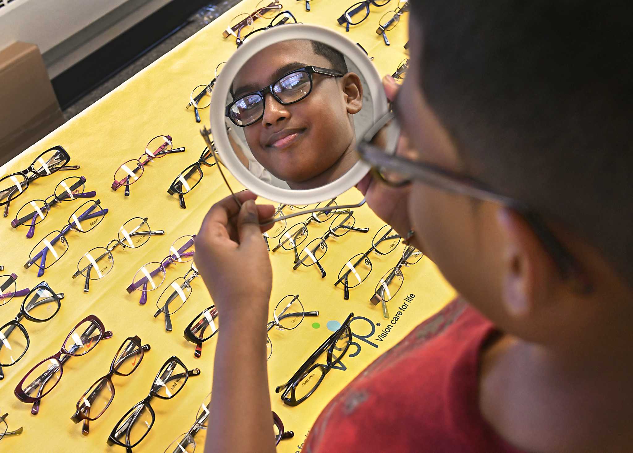 Schenectady school kids get free glasses and a cool new look