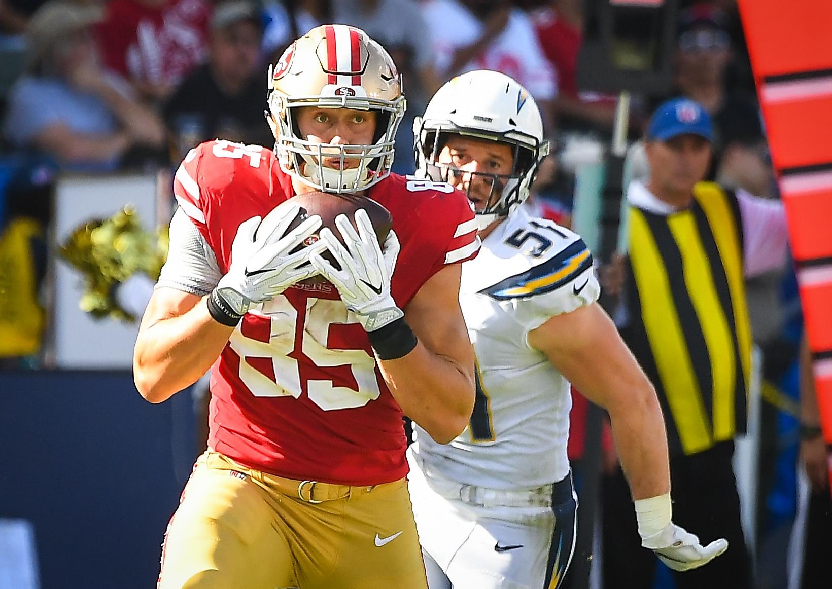 George Kittle (Iowa, TE) 2017 NFL Combine Highlights 