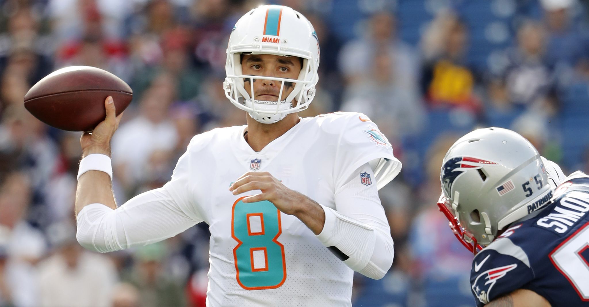 Ryan Tannehill inactive, Brock Osweiler will start for Dolphins