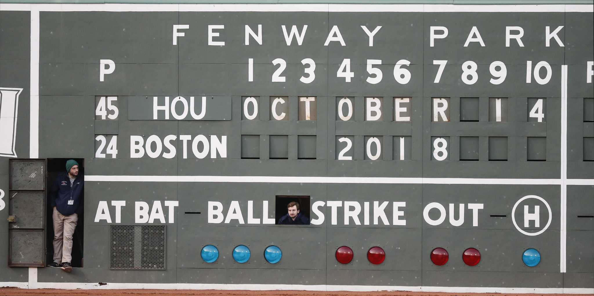 Here's What It Takes To Be Fenway Park Scoreboard Operator