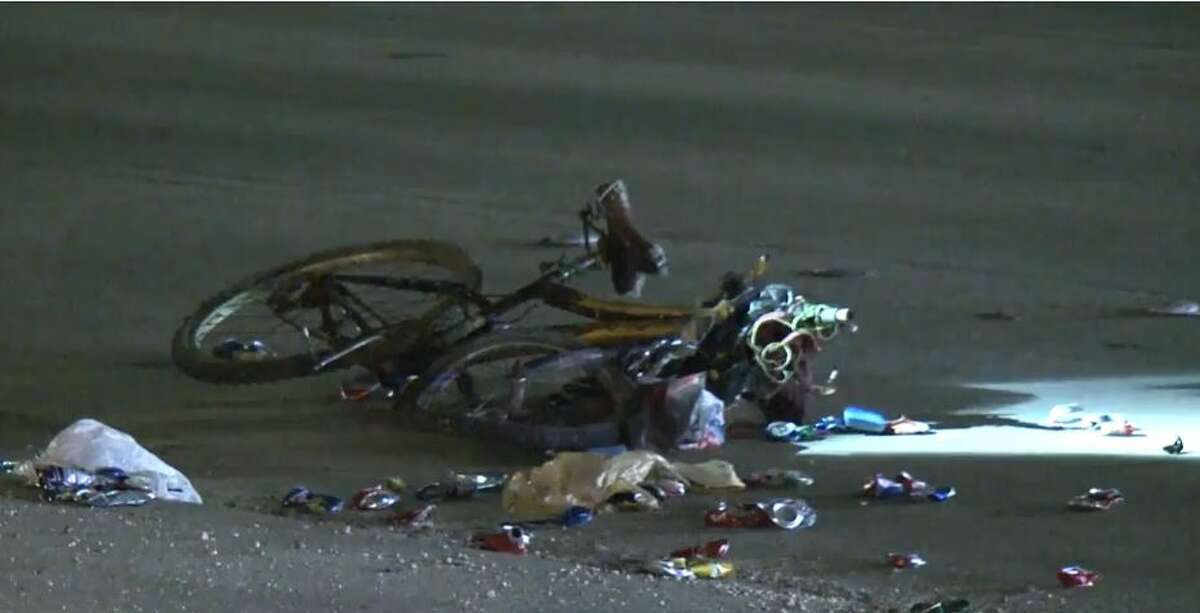 A cyclist was injured late Sunday on Aldine Bender Road.