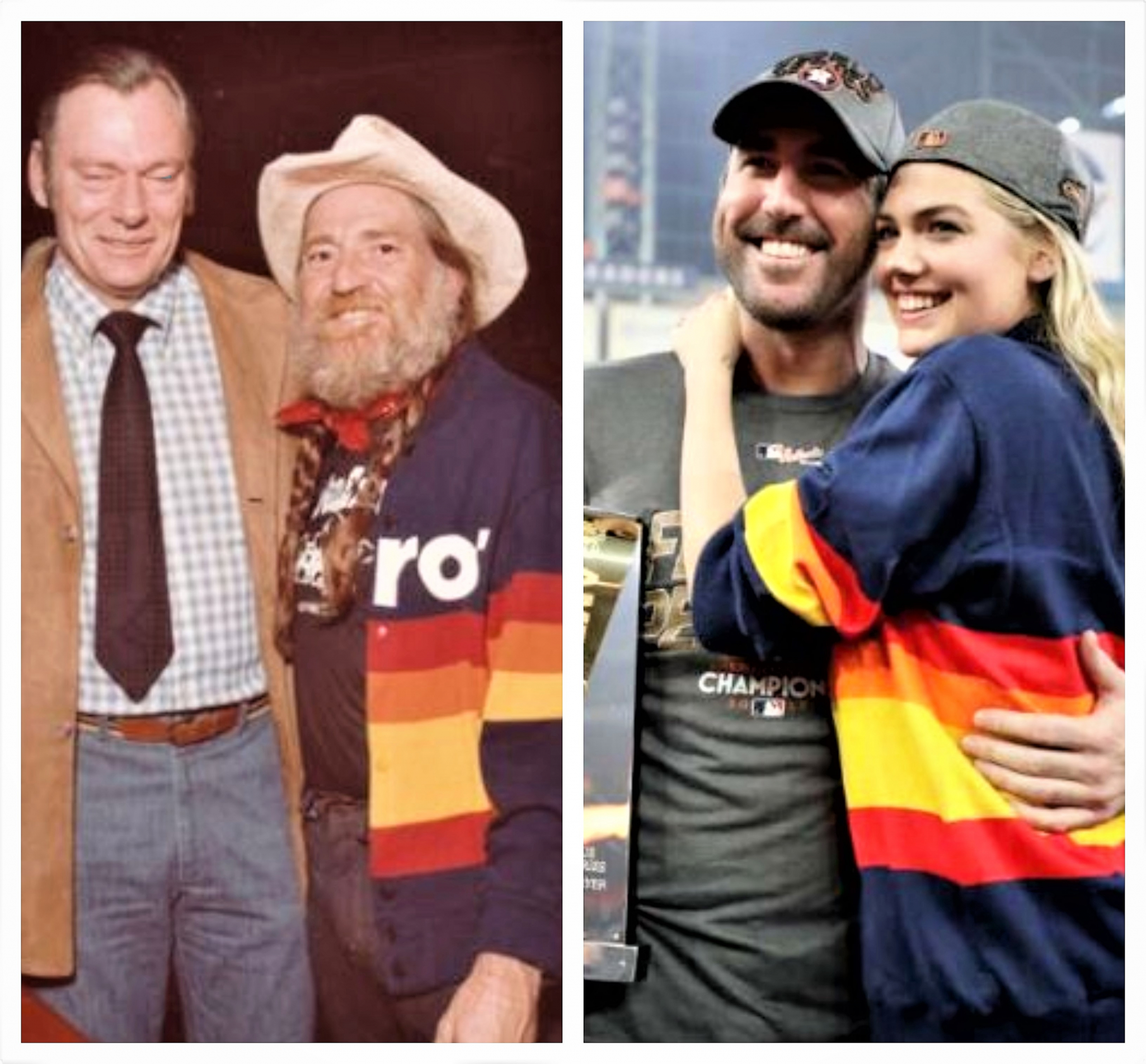 The Kate Upton (Astros) fashion staple you need no, not the rainbow  sweater