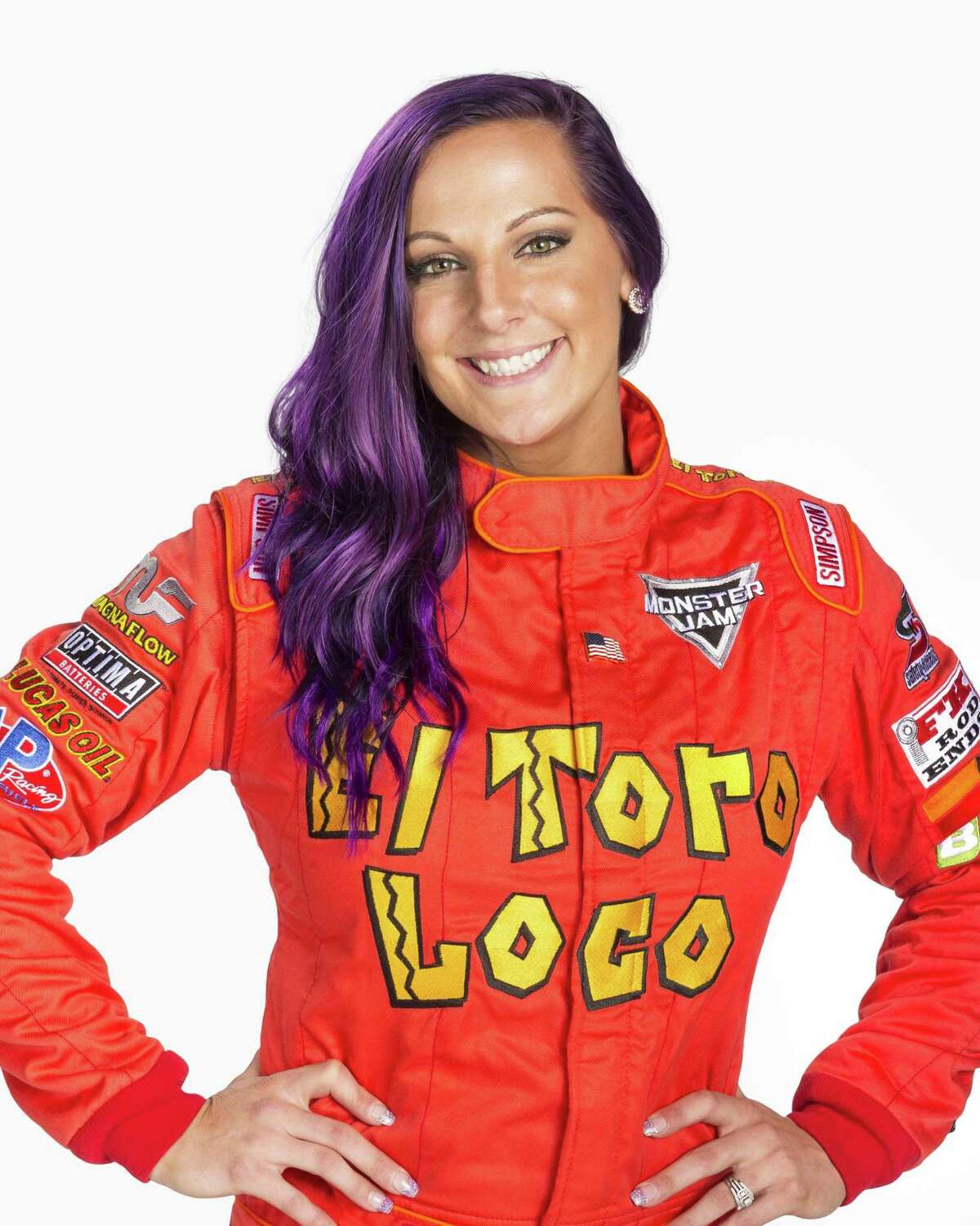 Kayla Blood will be driving El Toro Loco when Monster Jam marks its 10th anniversary in Bridgeport at Webster Bank Arena Oct. 26-28.