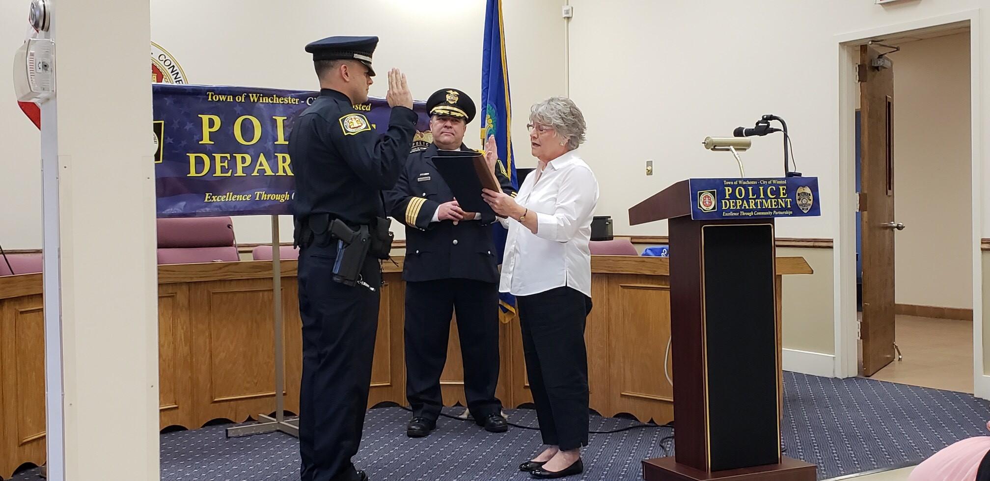 Winchester Police Department new officer