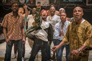 African men cut to the chase in ‘Barber Shop Chronicles’ at Berkeley and Stanford