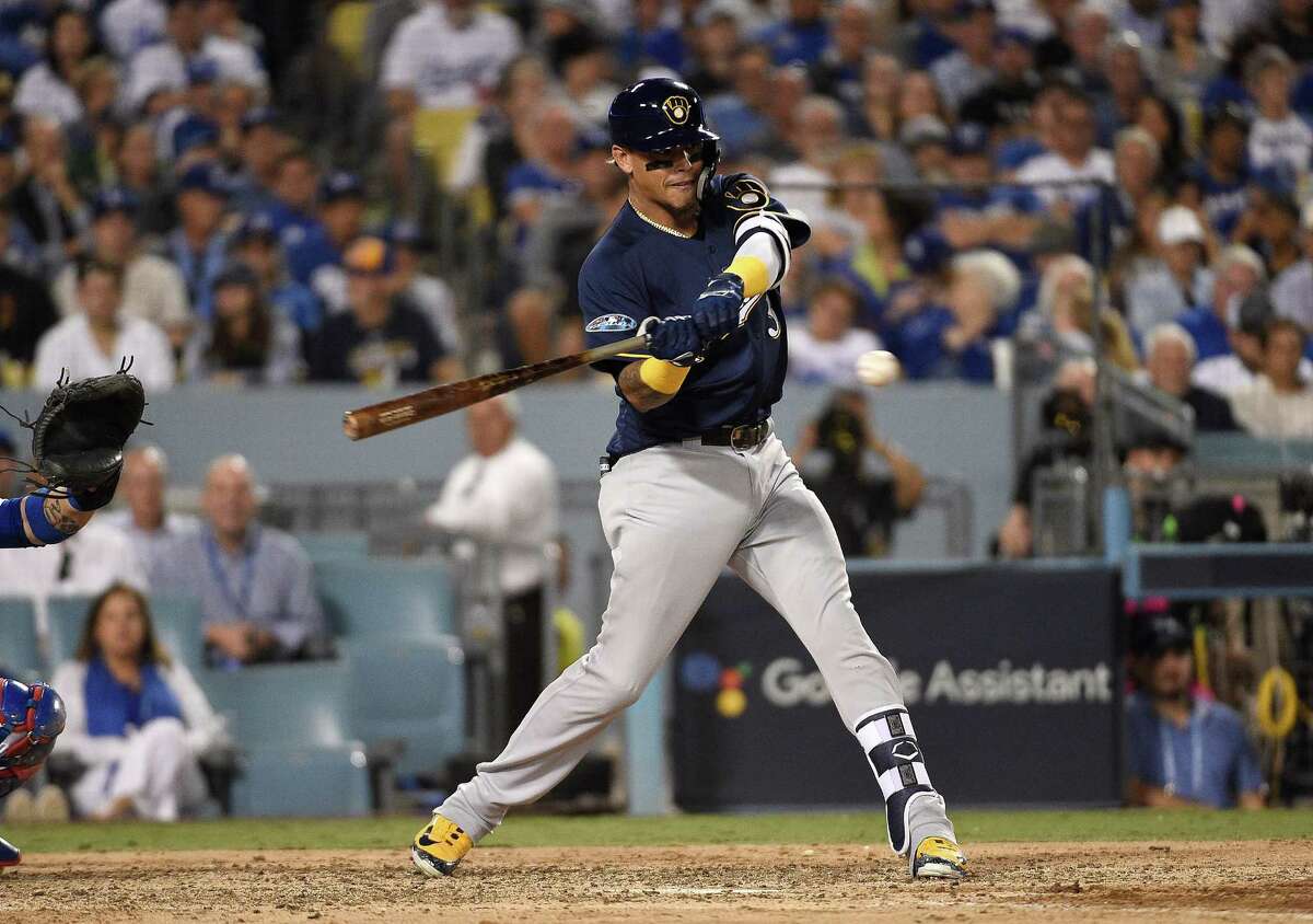 Game-Used Jersey: Orlando Arcia #3 2018 NLCS Game 3