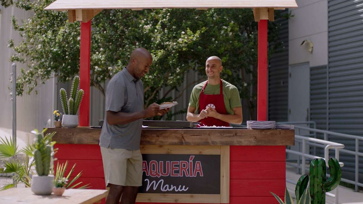 Retired shooting guard Manu Ginobili will appear in two of five new H-E-B ads that premiere this week.