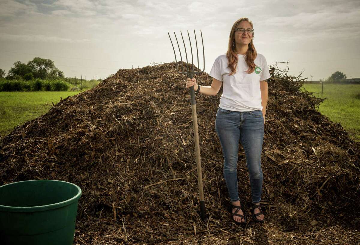 Kate Gruy Jaceldo and Betsy Gruy, not pictured, have made their Compost Queens business out of taking the food scraps from area restaurants and other businesses, and giving those to area farmers.