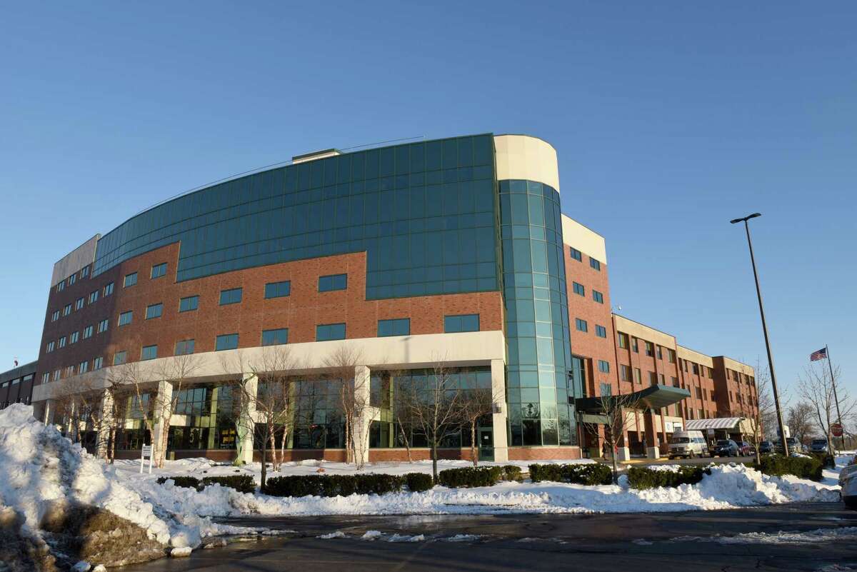 Glens Falls Hospital on Wednesday Dec. 14, 2016 in Glens Falls, N.Y. The hospital, and two other medical providers in Warren County, said Nov. 23, 2021 that they are past capacity with COVID-19 patients and told people to get the vaccine immediately. (Michael P. Farrell/Times Union)