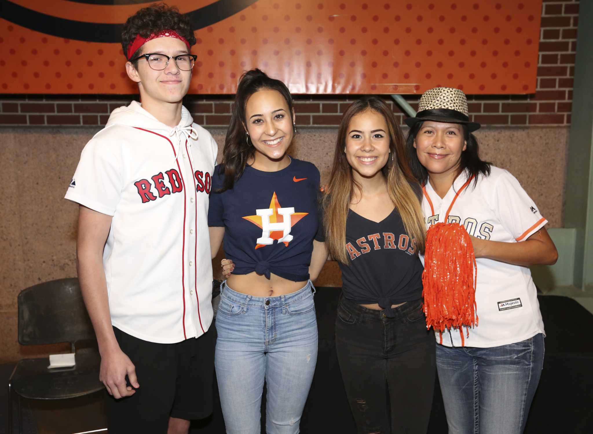 Check out fans at Game 4 of Astros-Red Sox series