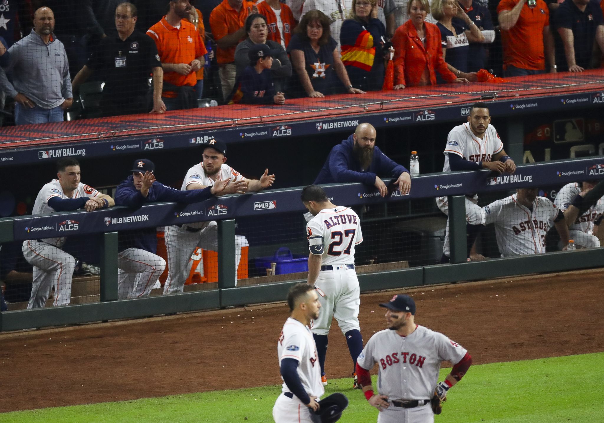 I didn't reach over the wall:' Astros fan denies committing interference on  overturned home run