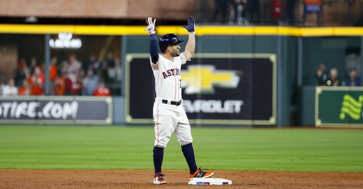 Fan interferes on possible Altuve HR in Astros 8-6 ALCS loss