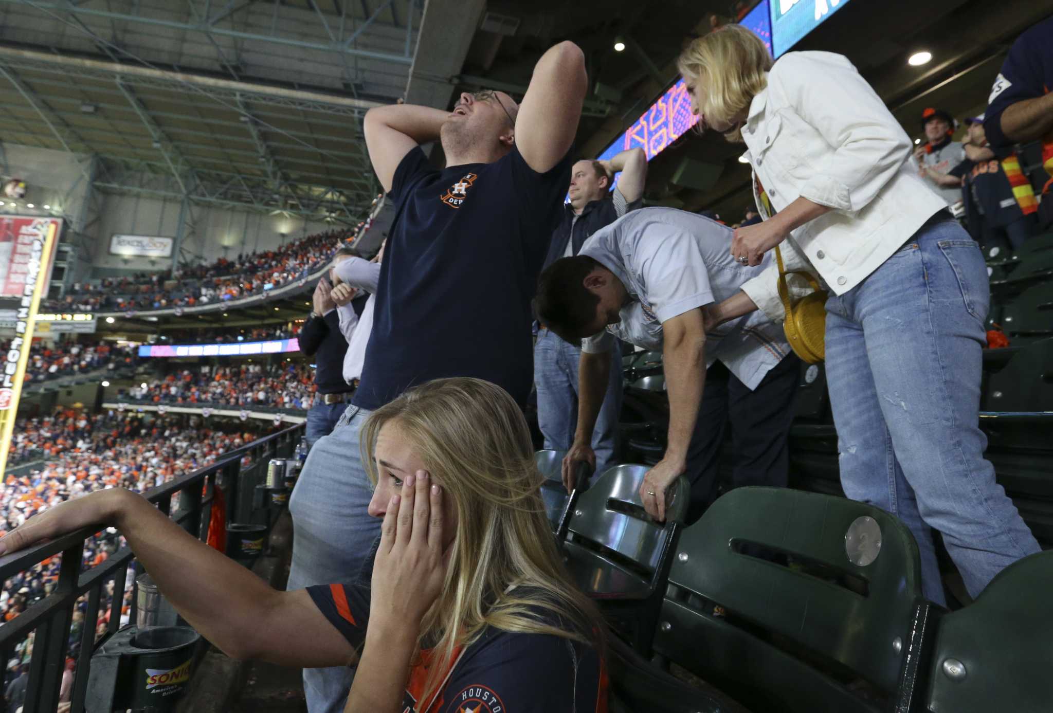 Check out fans at Game 4 of Astros-Red Sox series