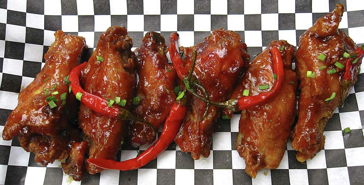 General Tso's chicken wings from Playland