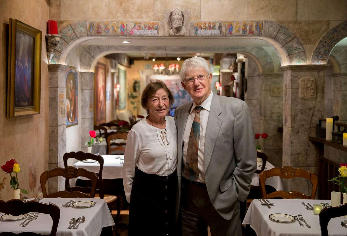 Micheline and Claude Lambert, owners of the 46-year-old Restaurant Jeanne d'Arc, located inside the Cornell Hotel de France in San Francisco
