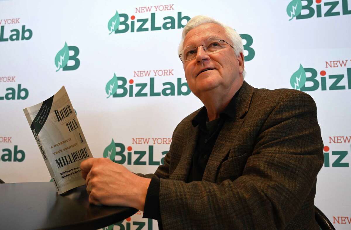 William Danko, author of Richer than a Millionaire spoke to the Times Union at the BizLab Thursday Oct.18, 2018 in Schenectady, N.Y. (Skip Dickstein/Times Union)