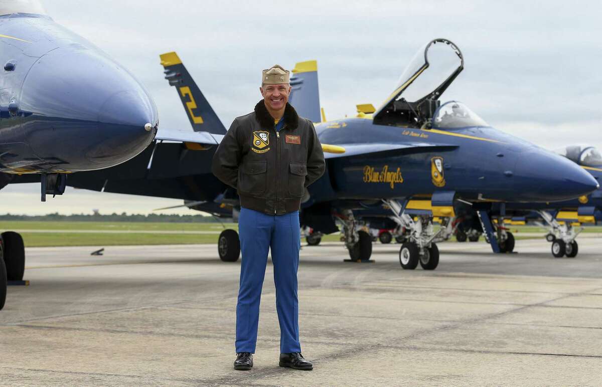 Pilot returns to Houston for his Blue Angels debut