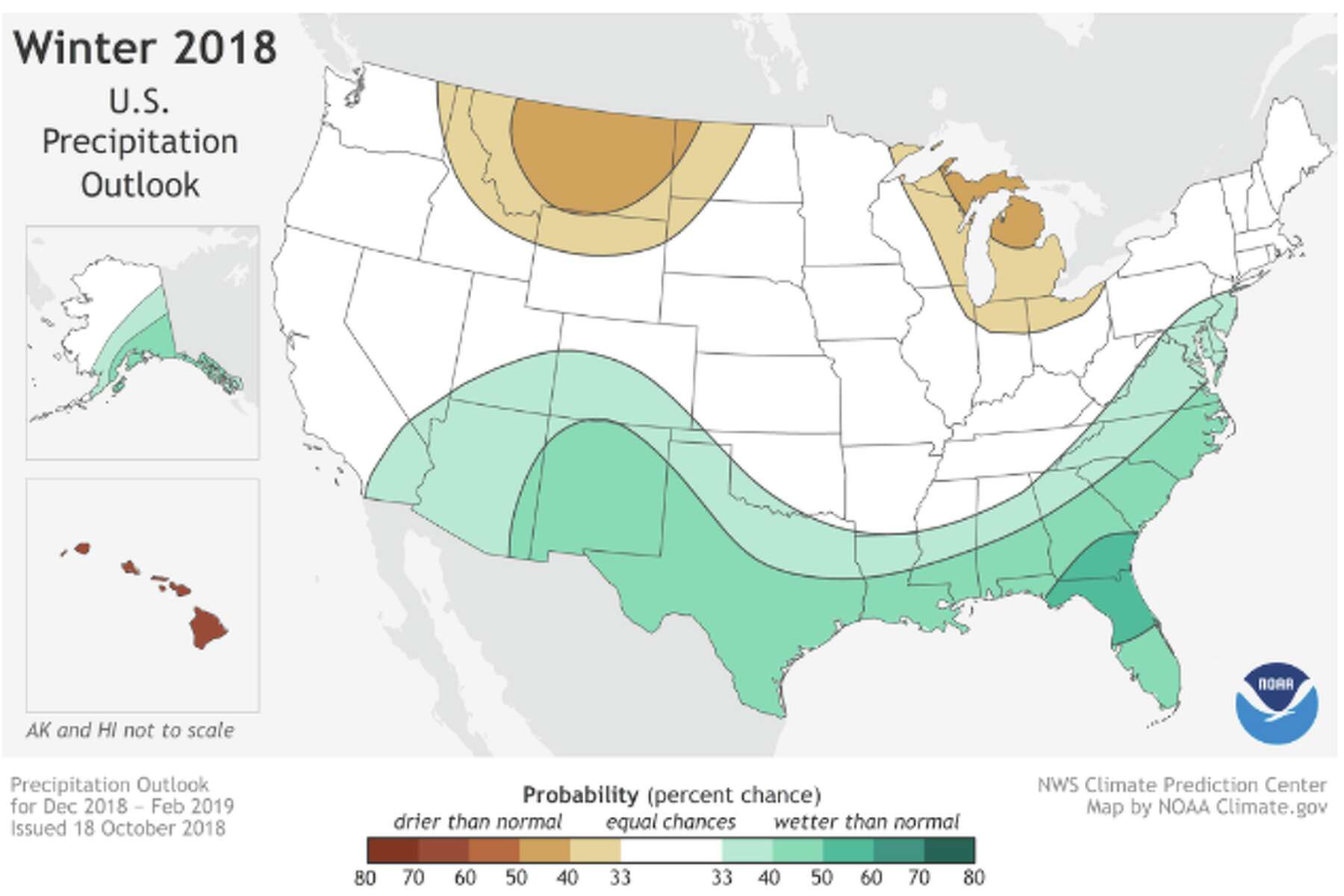 Noaa Climate Prediction Maps Noaa's Winter Weather Outlook Won't Make California Skiers Happy