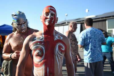 Body Painting Takes Over San Francisco S Urban Burning Man. 