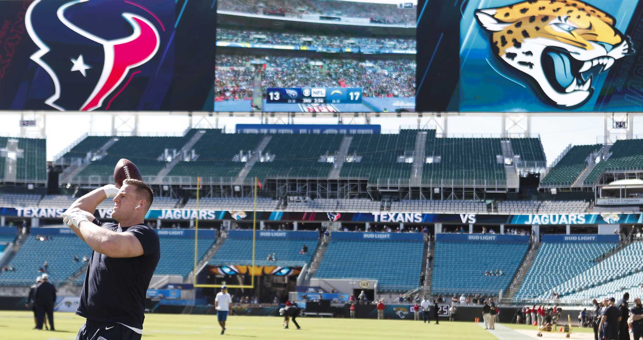 Creech: Fans for various NFL teams show up for Texans-Jaguars