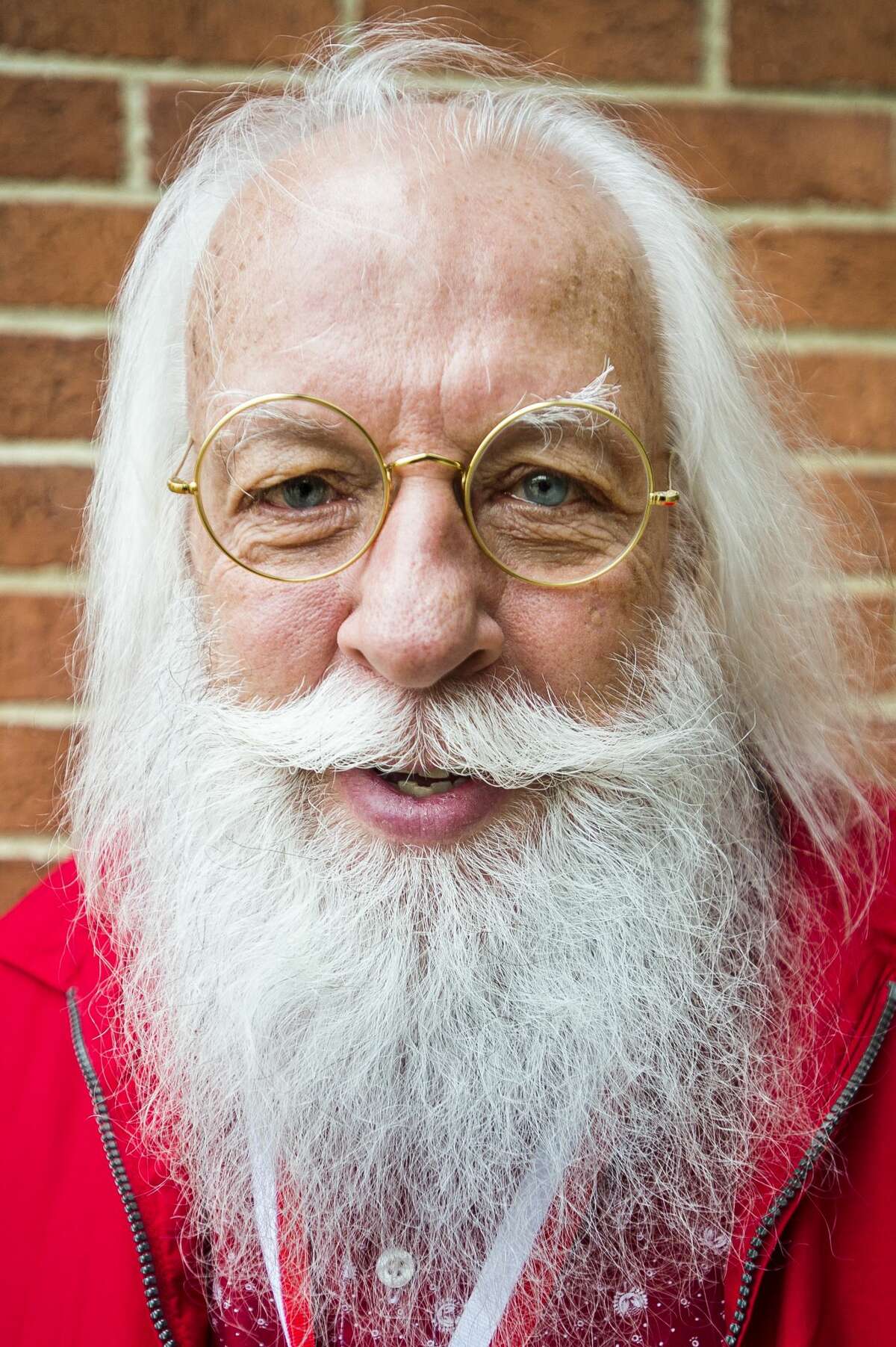 Everett Johnson of Tennessee, a participant in the 81st annual Charles W. Howard Santa Claus School, poses for a portrait on Saturday, Oct. 20, 2018 at the Midland Center for the Arts. (Katy Kildee/kkildee@mdn.net)