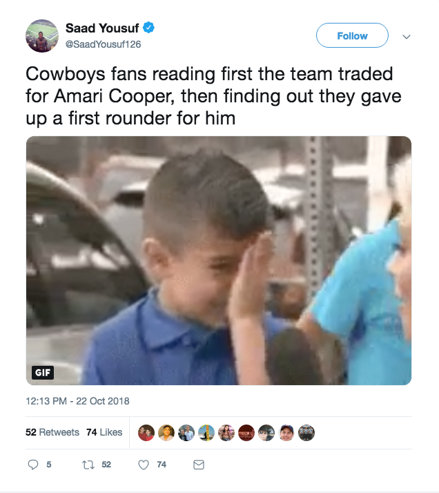 Raiders' fans react to the Cooper trade