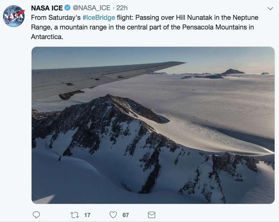 NASA's Operation IceBridge uses a fleet of planes to collect images of the Earth's polar ice and monitor how a changing climate is impacting impacting the thickness, location and accumulation of ice. Photo: NASA