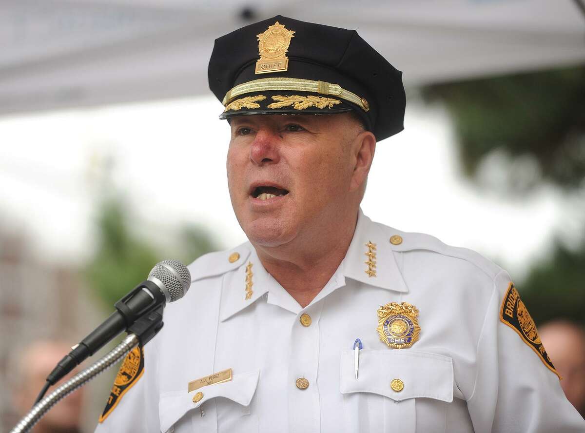 Perez was one of three finalists Mayor Ganim evaluated for the permanent position of Bridgeport Police Chief.