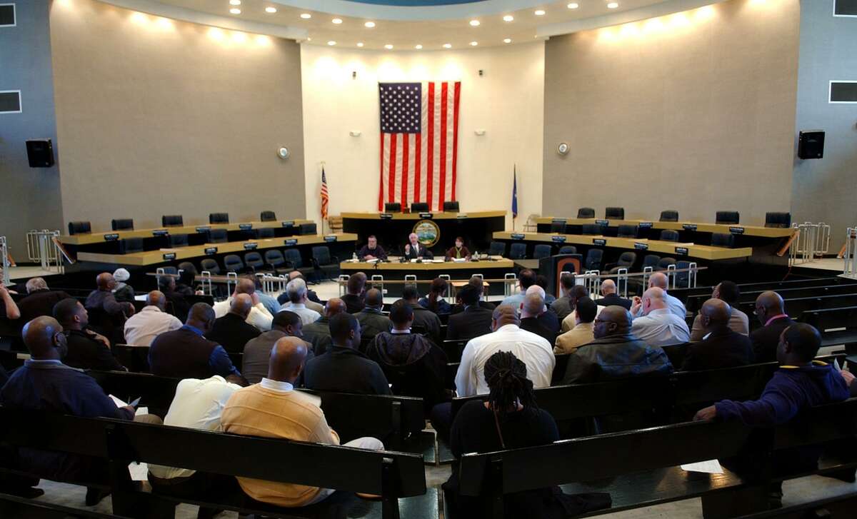 A public hearing was held about the proposed budget at City Hall Council Chambers in Bridgeport, Conn. on Tuesday April 3, 2012. Mayor Bill Finch proposes a $24 million increase, which would mean a 2.7 mill increase for residents.