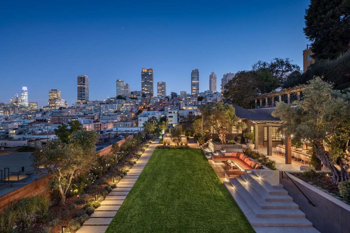 A 9,500-square-foot San Francisco home at 950 Lombard St. on the crest of Russian Hill is listed for $45 million.