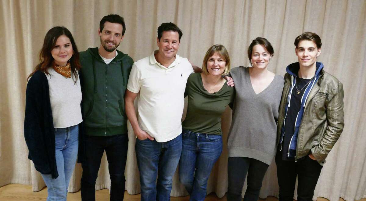 The cast of ?“Thousand Pines,?” from left, is Katie Ailion, Joby Earle, William Ragsdale, Kelly McAndrew, Anne Bates and Andrew Veenstra.