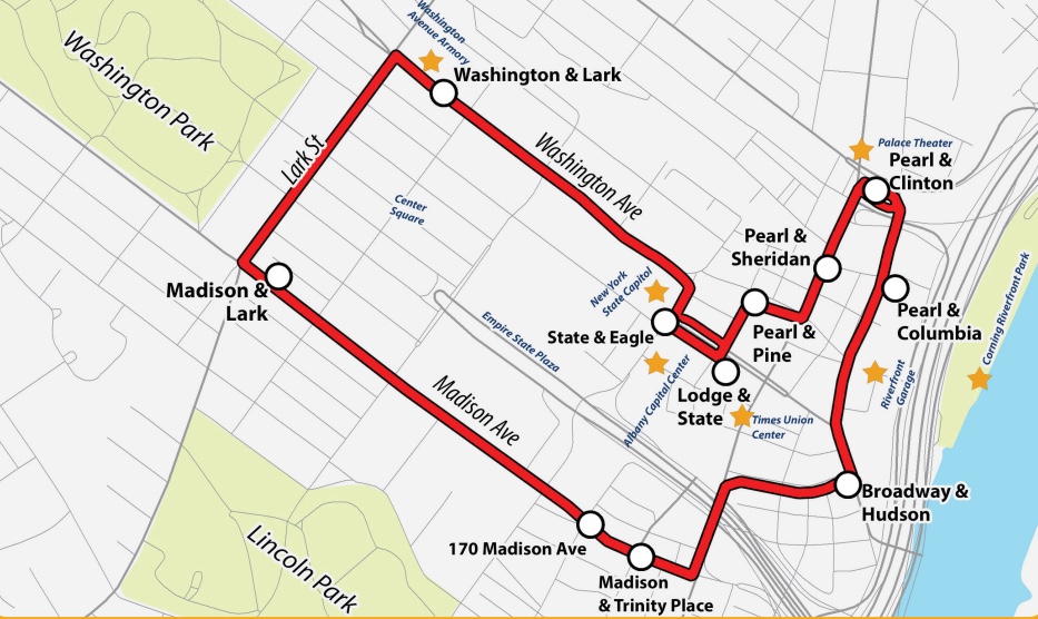 Cdta Launches Free Downtown Albany Trolley Service