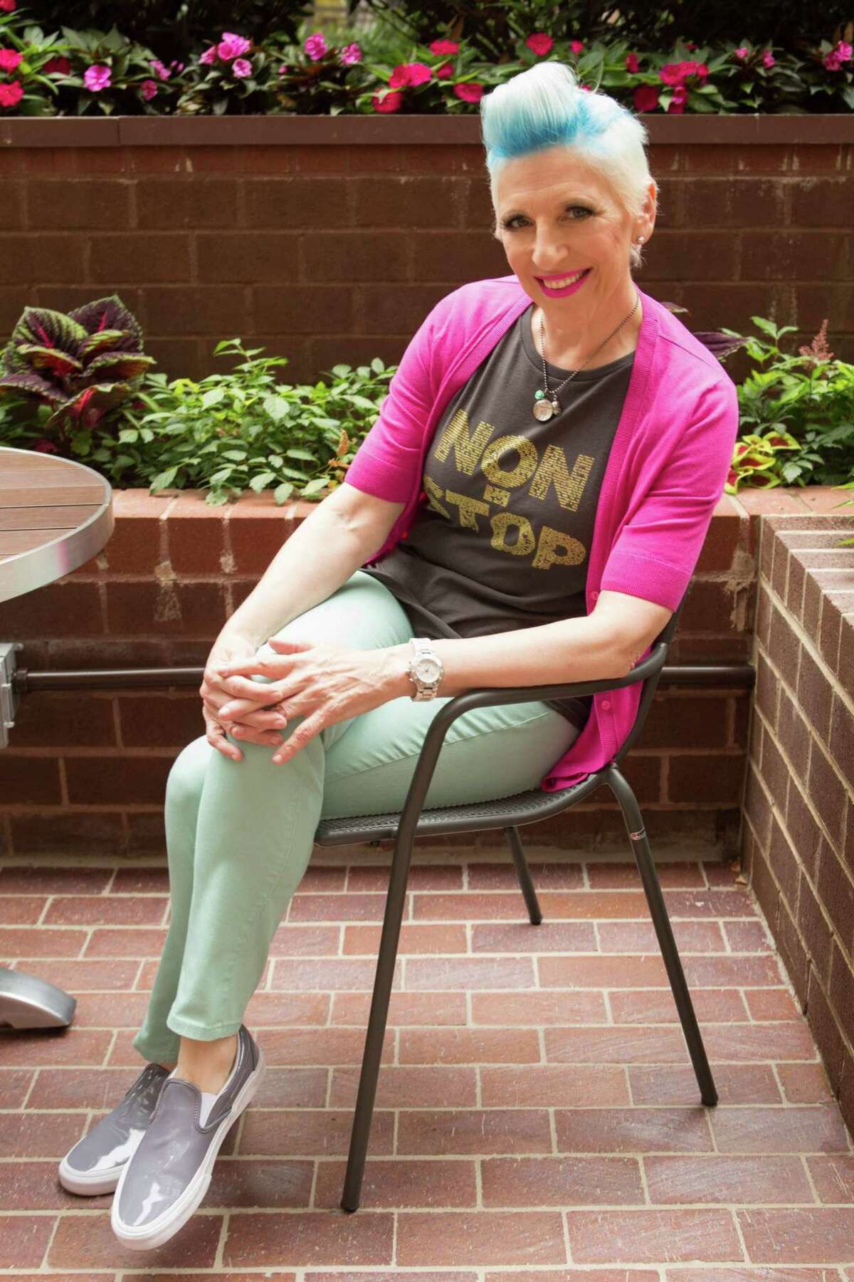 Comedian and local resident Lisa Lampanelli is debuting a new show, and holding a workshop on food and body image issues. Fairfield,CT. 10/25/18