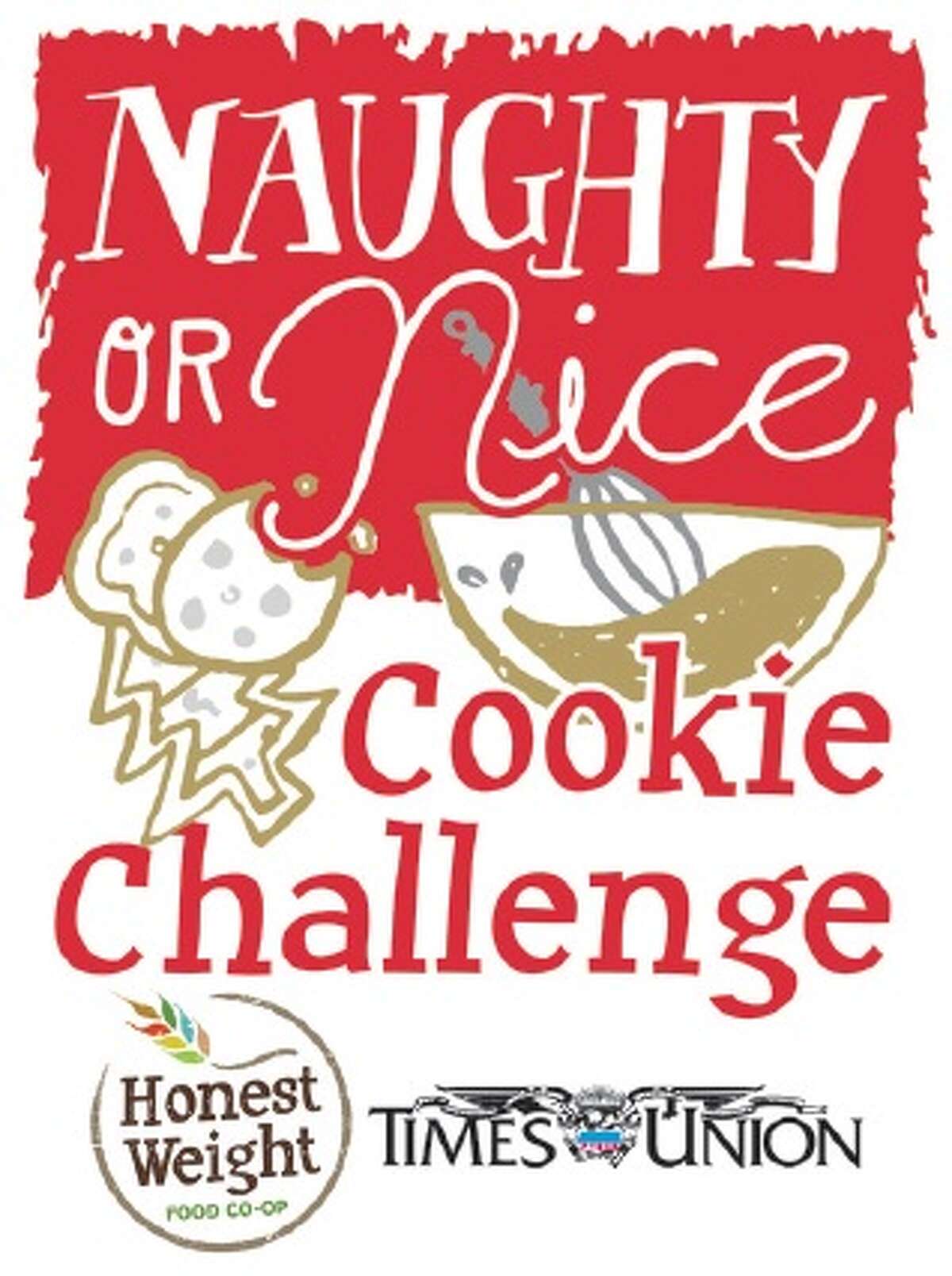 Naughty or Nice Cookie Challenge logo.