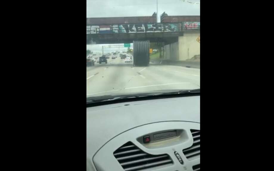 Victoria Martinez took off from I-10 eastbound at Wayside Thursday, Oct. 25, 2018. Photo: Courtesy Victoria Martinez 