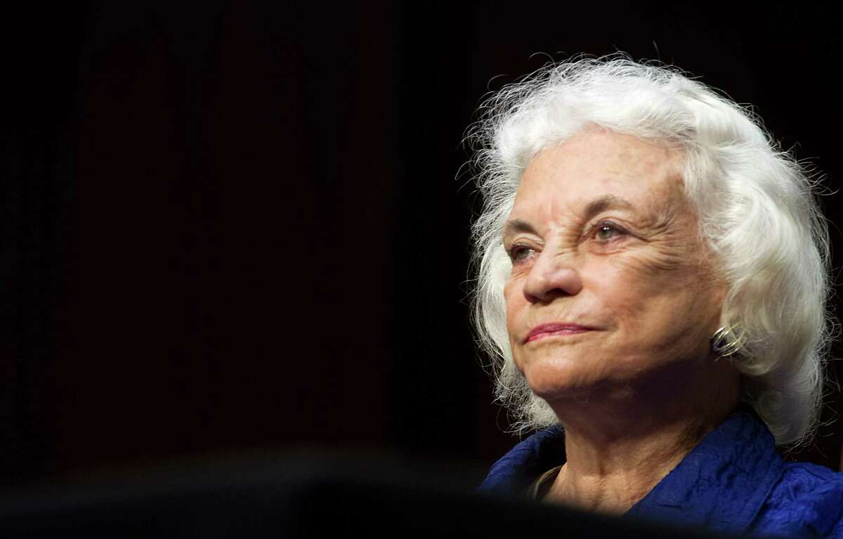 (FILES) In this file photo taken on July 25, 2012 former Supreme Court Justice Sandra Day O'Connor giving testimony before the Senate Judiciary Committee Full committee hearing on "Ensuring Judicial Independence Through Civics Education" in Washington, DC. - Retired US Supreme Court justice Sandra Day O'Connor, the first woman on the high court, announced October 23, 2018 that she is battling dementia -- and possibly Alzheimer's disease. (Photo by KAREN BLEIER / AFP)KAREN BLEIER/AFP/Getty Images