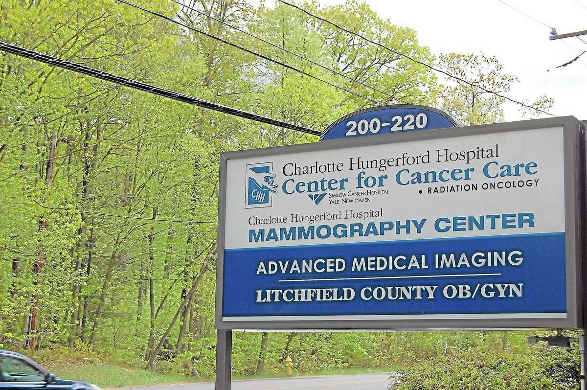 The site of the Charlotte Hungerford Hospital Center for Cancer Care on Kennedy Drive in Torrington. The hospital announced plans to build a new health center in Winsted.