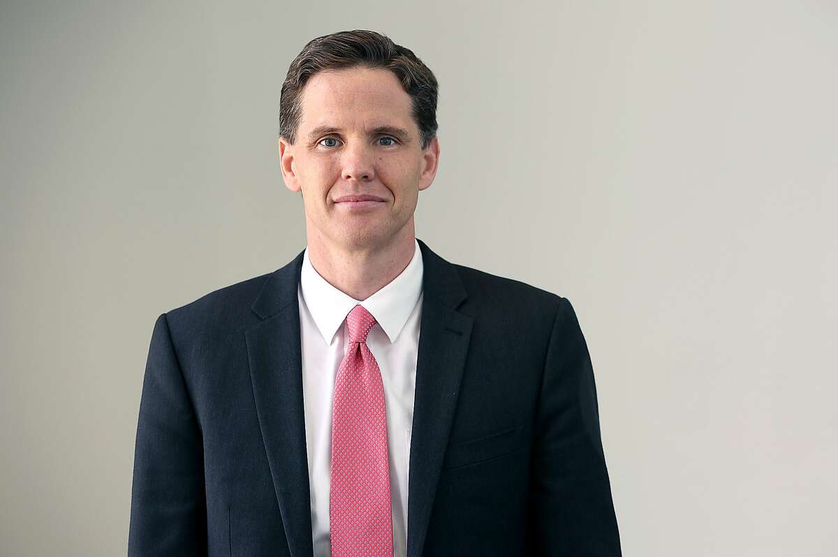 Marshall Tuck, Superintendent of Public Instruction, speaks at the San Francisco Chronicle on Friday, March 23, 2018, in San Francisco, Calif.
