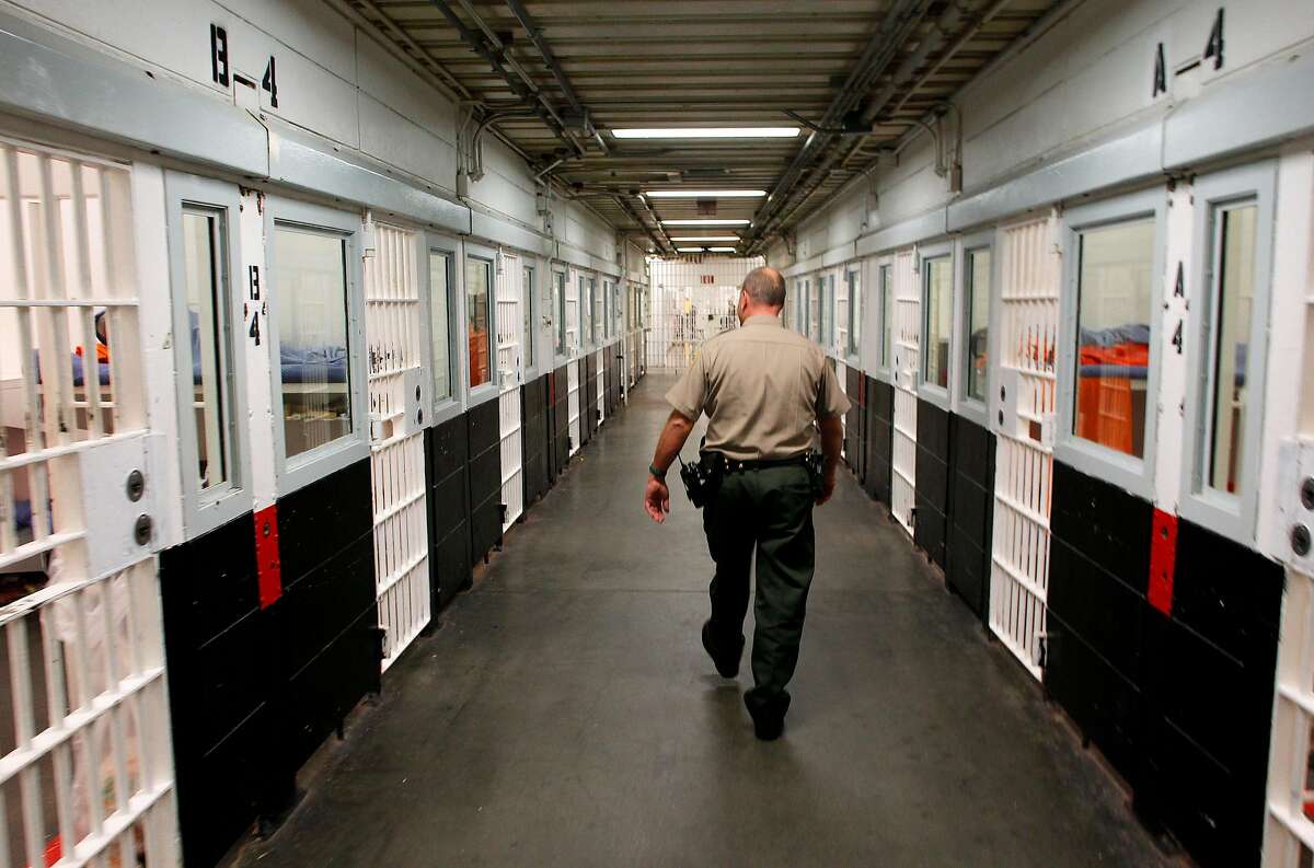 A watch commander inside the San Francisco County Jail facility located at the Hall of Justice Building. California has the worst education vs. incarceration spending ratio in the country, according to a report released on October 25, 2018.
