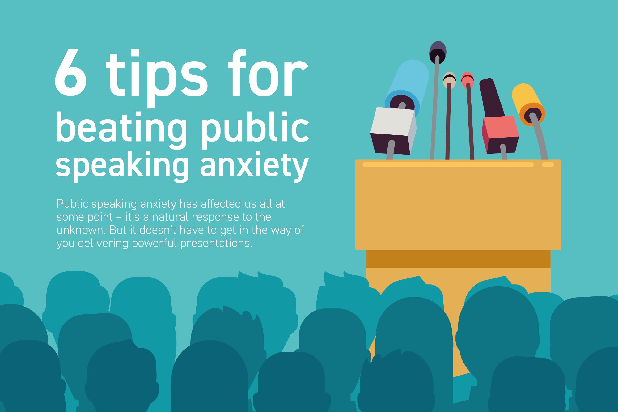 6 Easy Tips for Conquering Your Fear of Public Speaking (Infographic)