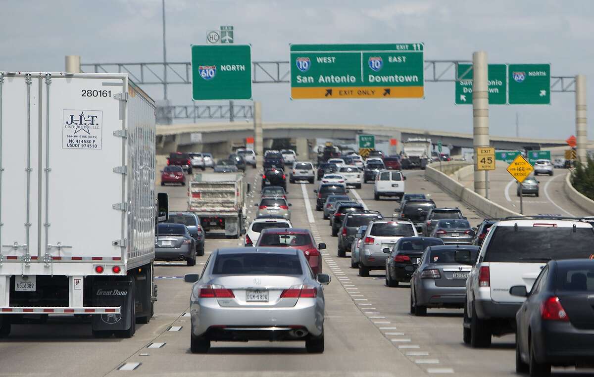Drivers on highways:  Currently, the 610 South to 10E/W interchange. You dumb***** don't all have to slow down to 15 mph and change lanes in the first 50 yards of a 1.5 mile long interchange. Reddit User: TryingNotToCrash