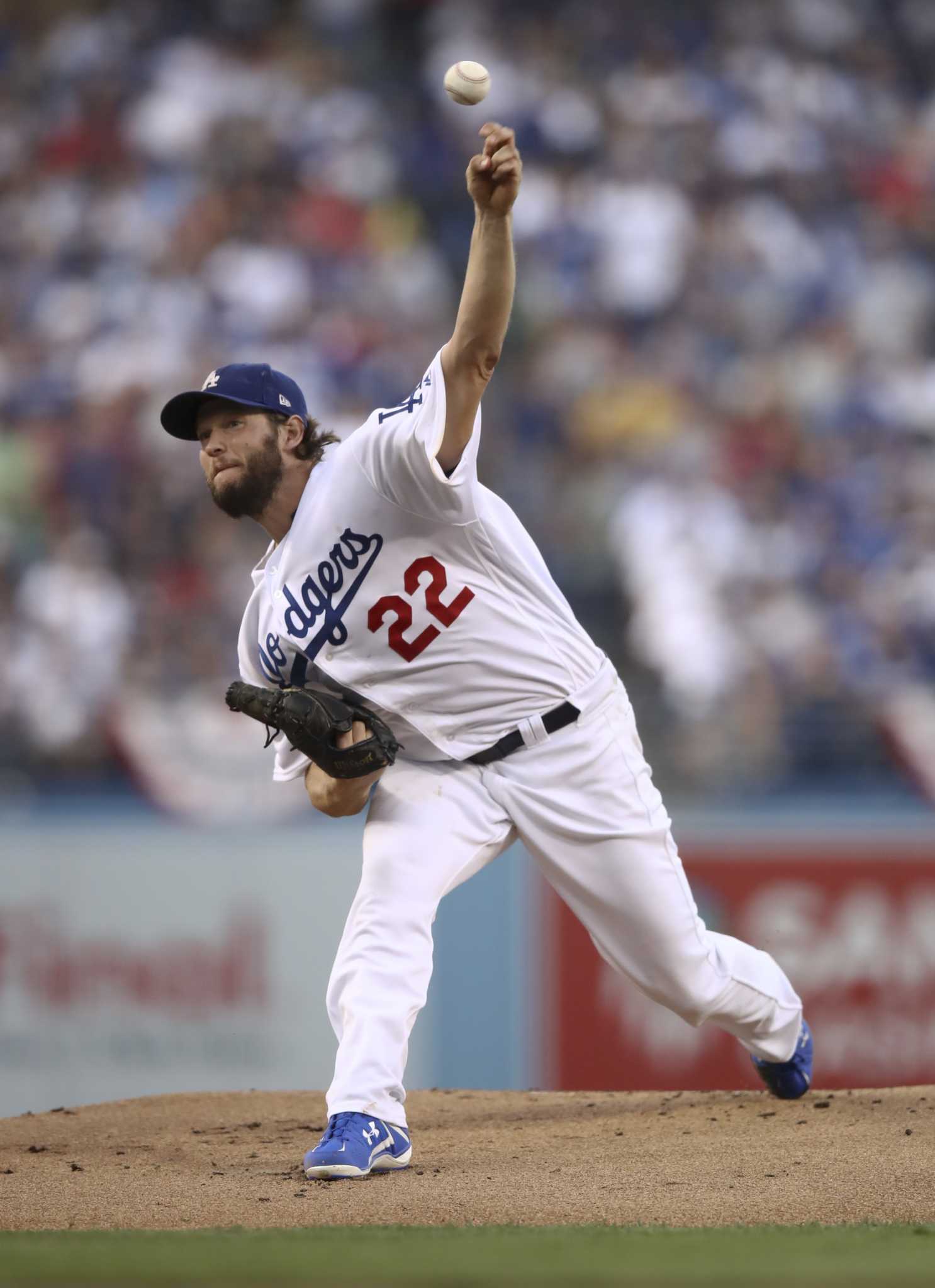 MILWAUKEE, WI - JULY 12: Pitcher Clayton Kershaw #22 of the Los