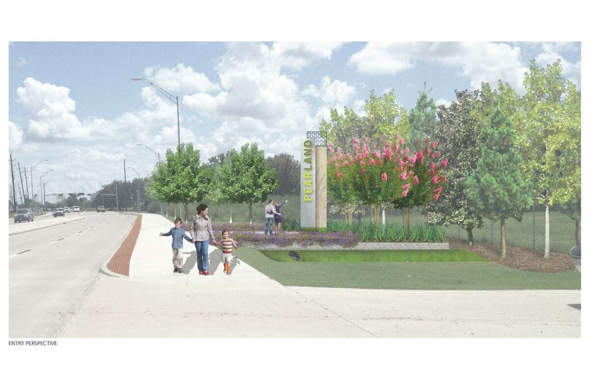 A yearlong project will beautify a 2.5-mile stretch of Texas 35 from Broadway to Beltway 8.