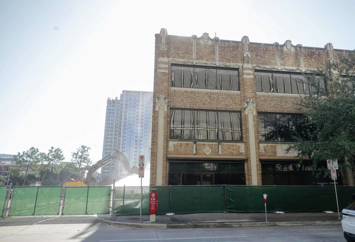 Downtown Landmark Houston Press Building Reduced To Rubble 